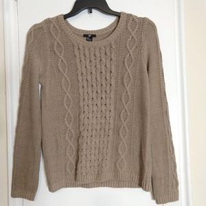 Light Brown Knit Sweater